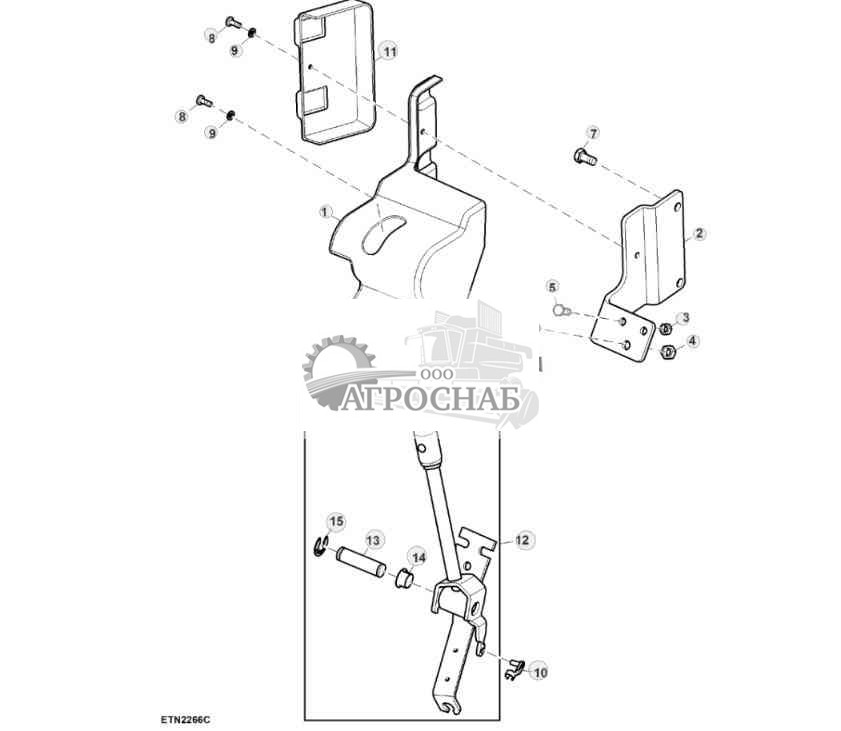 Съемная сцепка, управление 